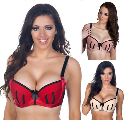 Parfait Affinitas Charlotte Padded Bra 6901 3 COLORS UK Sized CUPS B - K