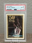 1993 TOPPS #64 MICHAEL JORDAN BASKETBALL CARD CHICAGO BULLS PSA 8 NM-MT