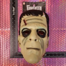 Discontinued Frankenstein Mask Half Trick Or Treat Studios Spirit Halloween New