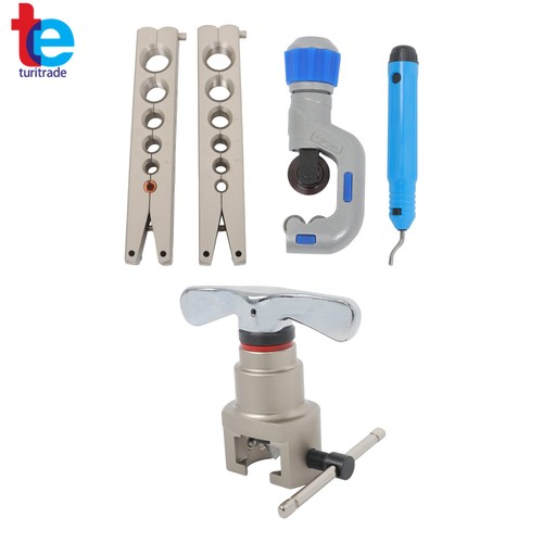 For 1/4 - 3/4 6-19mm Flaring Tool Kit Single Flare 6 Holes 45° Tube Flare Tool