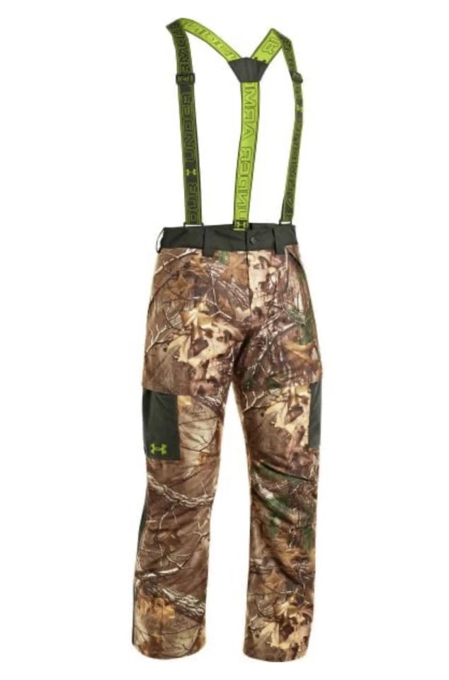 Under Armour Realtree Xtra Camo Gunpowder Hunting Jacket And Bibs Set-2XL,W40 - Image 4 of 4