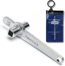 The Ultimate Radiator Key Dual-Sized Imperial & Metric Premium Stainless Steel