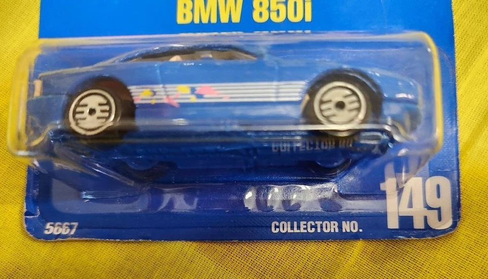 HOT WHEELS BMW 850i, HOT WHEELS BMW, 3 TARJETAS BMW DIFERENTES, #149, #255, BMW Foto 3 de 4
