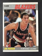 1987-88 Fleer - Jim Paxson #82 NM+