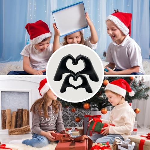 Heart Hands Sculpture Aesthetic Love Decor for Living Room Bedroom 1PC Black