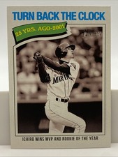 ICHIRO SUZUKI 2026 Topps Heritage Turn Back the Clock #337 MARINERS