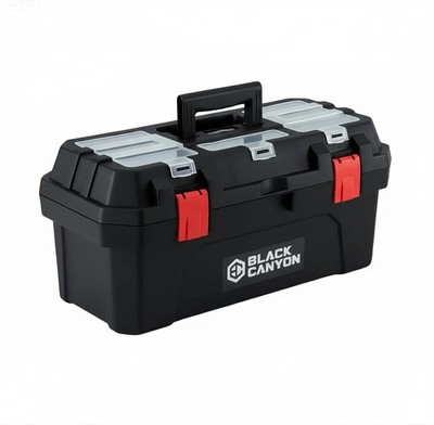 Black Canyon 19 Inch Plastic Dual-Layer Tool Box
