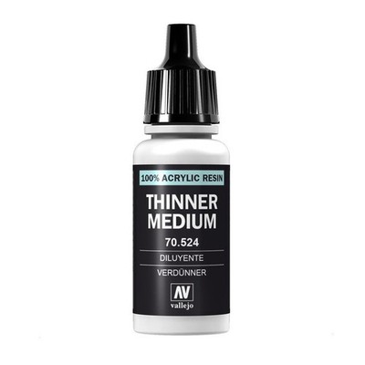 Vallejo Thinner Medium 70.524 Acrylic Resin 18Ml