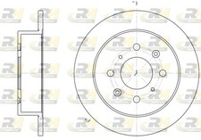 2x ROADHOUSE Bremsscheibe 6521.00 für JAZZ HONDA CIVIC 239mm 6 Hatchback EJ EK 5
