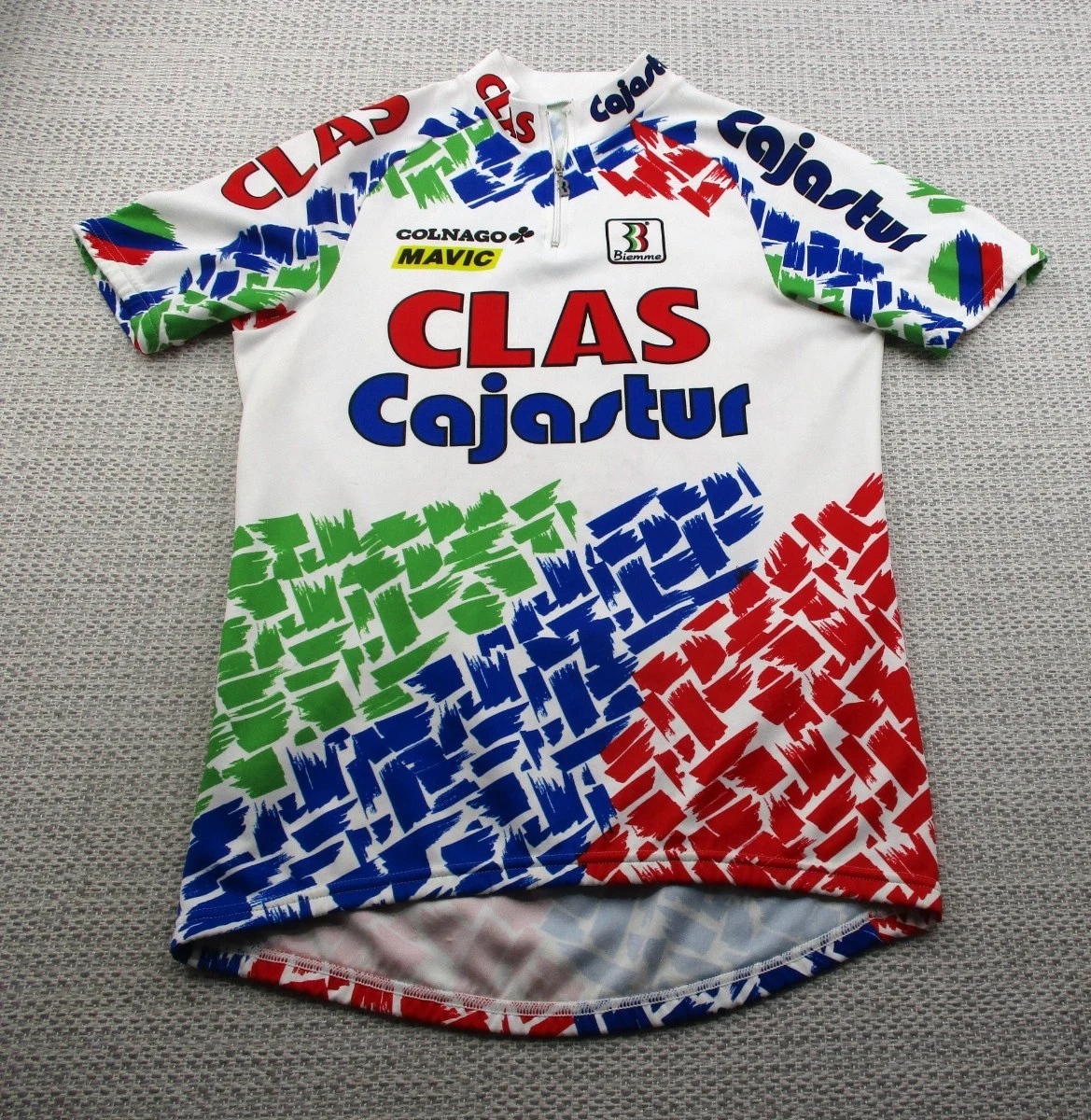 Maillot Cyclisme CLAS CAJASTUR – Colnago – Taille 4 – Vintage