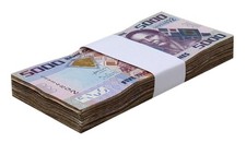 Sierra Leone 5000 Leones, 2013, P-32b, Used X 100 PCS Bundle Pack