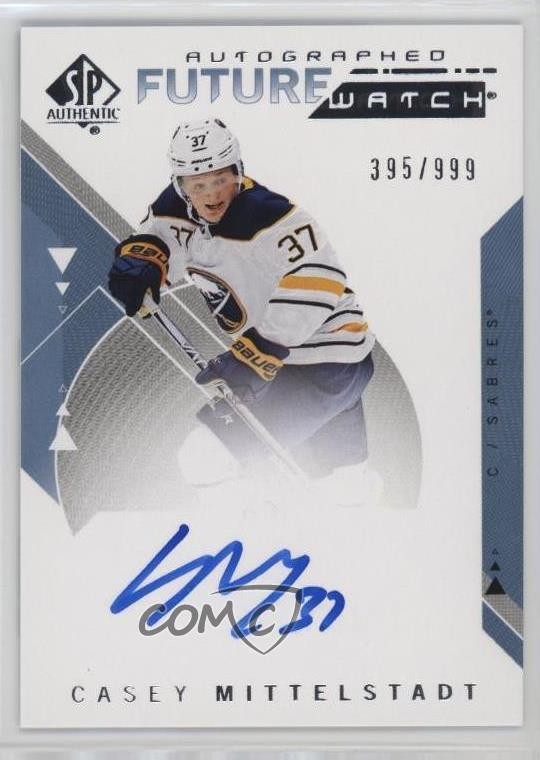 2018-19 SP Authentic Auto Future Watch 395/999 Casey Mittelstadt #148 Auto 0c7a