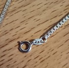 Vintage 925 Sterling Silver 1.5 mm Box Chain 15 7/8" Necklace — photo 7
