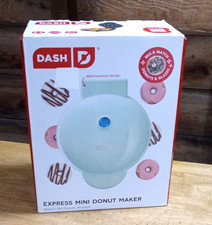 Dash Express Mini Donut Maker Mint Aqua 7 Don...