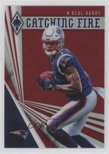 2019 Panini Phoenix Catching Fire Red 177/299 N'Keal Harry #2 3n1