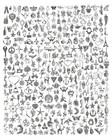 300 Pcs Wholesale Bulk Tibetan Silver Jewelry Charms - Mixed Smooth Pendants for
