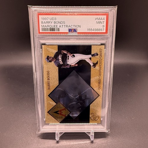 Pop 1! 🚨 1997 Upper Deck UD3 Barry Bonds Marquee Attraction PSA 9 0 Higher! MA4