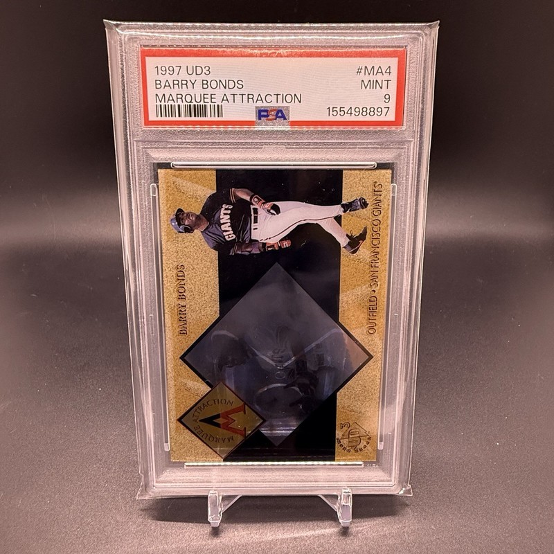 Pop 1! 🚨 1997 Upper Deck UD3 Barry Bonds Marquee Attraction PSA 9 0 Higher! MA4