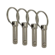 5/16" Diameter Quick Release Pin, Total Length 1.38", Effective Length 0.75",...