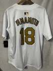 Nike Dodgers Yoshinobu Yamamoto Gold Collection WS Champs Jersey Men’s Large NWT