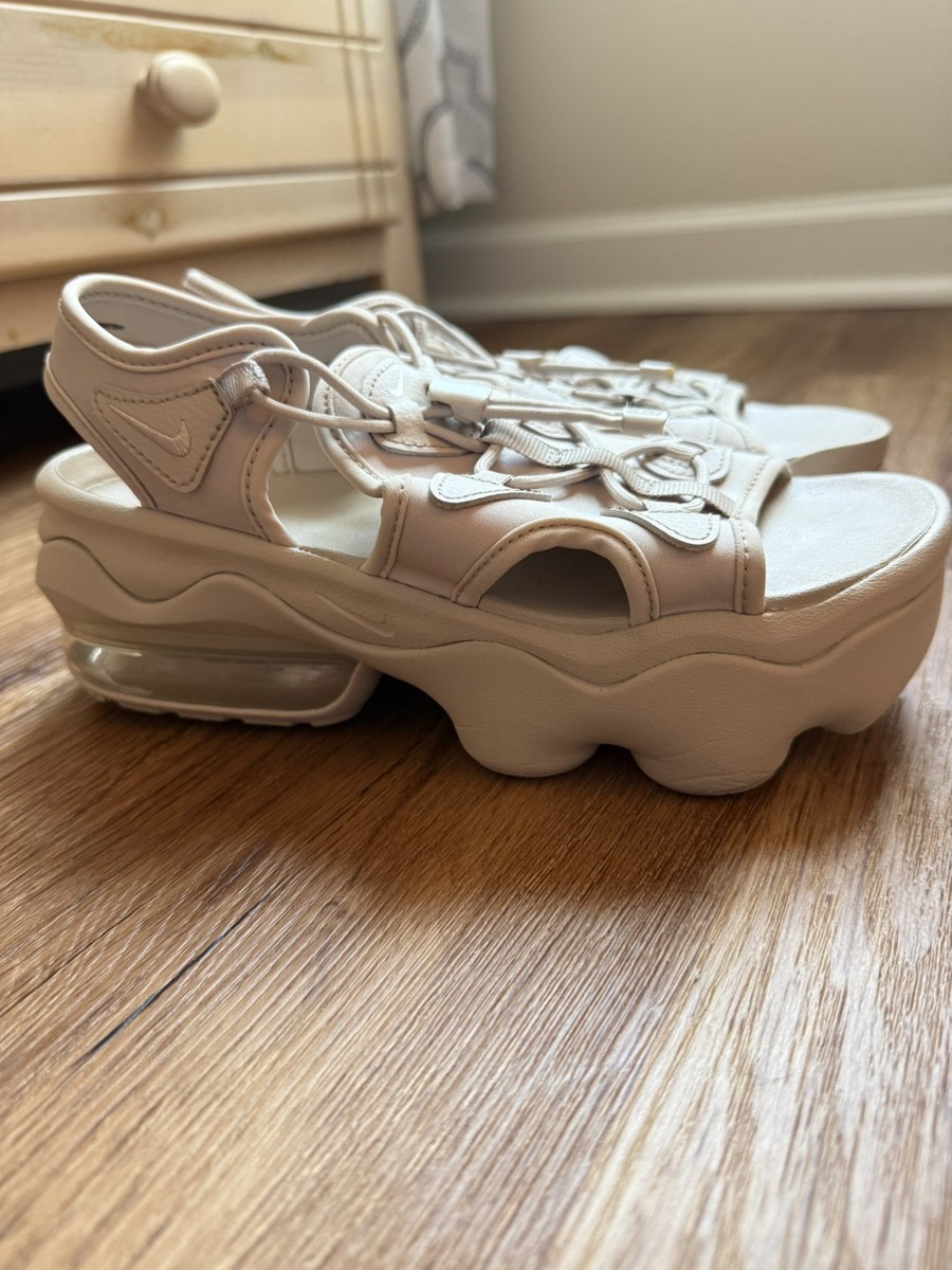 HF4265-299 Nike Air Max Koko Sandals Cream/Neutral Sz 8 Excellent
