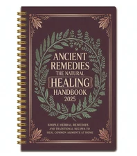 The Natural Healing Handbook, Spiral-Bound Guide For Herbal Remedies And Natural