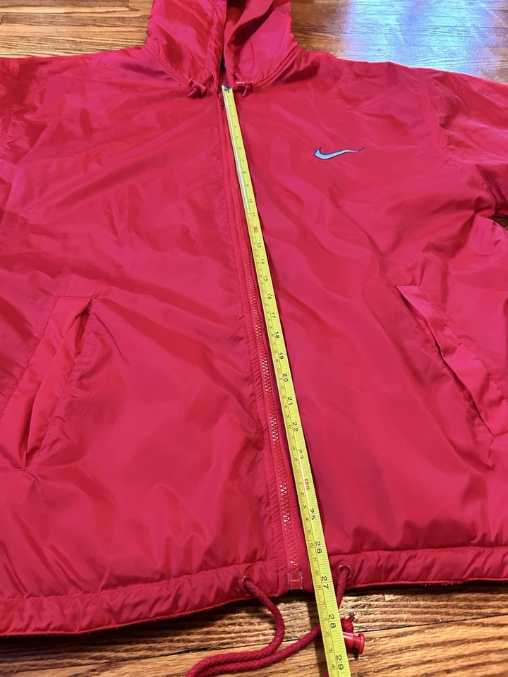 Billion Bay Basics Men's Size Large Red Fleece Lined Jacket Nylon/polyester - Image 4 of 4