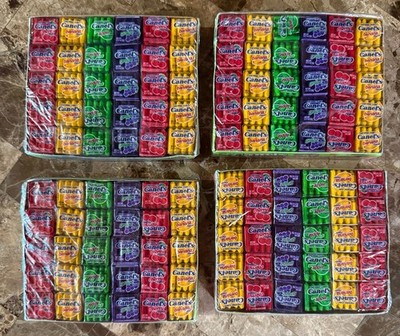 4X60-ct Canels Chewing Gum Fruit Flavor MEXICAN CANDY 240-ct Best By 02/25