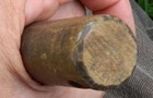 ANTIQUE HARDWOOD TIRE THUMPER 18” BAT CLUB TOOL WRIST LOOP HOLE WAND — photo 6