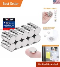 Item 10 pcs Small Round Silver Neodymium Magnets for Home, Kitchen, Office, S...