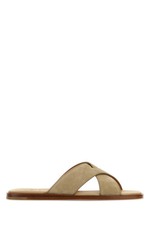 Church's Sand Suede Slippers New And Authentic