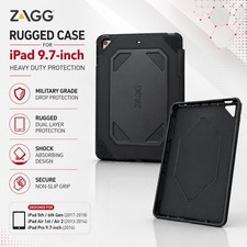 ZAGG iPad 6th/5th/Pro/Air 1/Air 2nd Generation 9.7" Case Rugged Shockproof Cover
