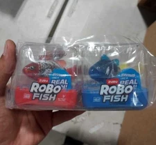 ROBO ALIVE Robo Fish ~ Swimming Robotic Fish ~ ( Red & Blue) ~ NEW!