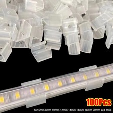 100Pcs 220V Flexible COB LED Strip Fixed Clips  For Fixing 2835 Neon Light