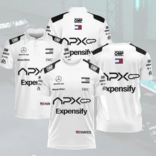 HOT SALE! 2025 Mer.cedes Formula One White Version For Racing Fan , Size S - 5XL