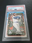 SHOHEI OHTANI LOS ANGELES DODGERS 2024 TOPPS MLB HOLIDAY #H1 SANTA HAT PSA 9