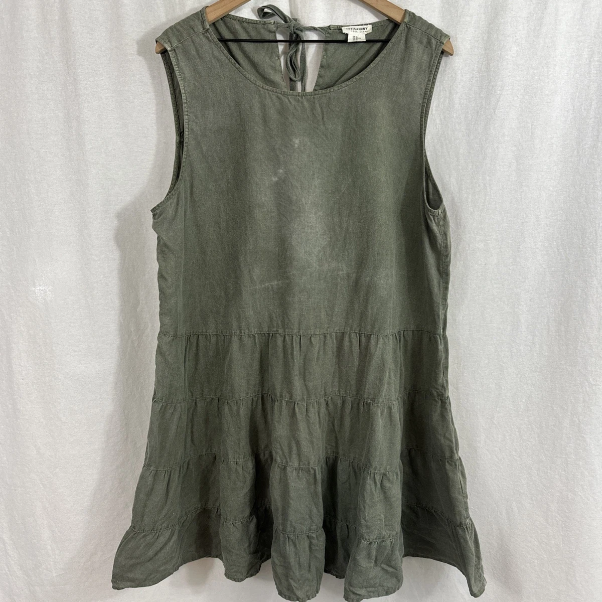 june ruched linen midi dress Amara Ruched Midi Linen Dress in Emerald main image 0