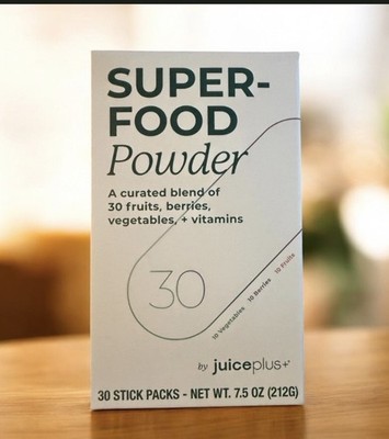 JUICE PLUS+ Superfood Powder 30 Stick Packs NIB/ SEALED Exp Date 7/26