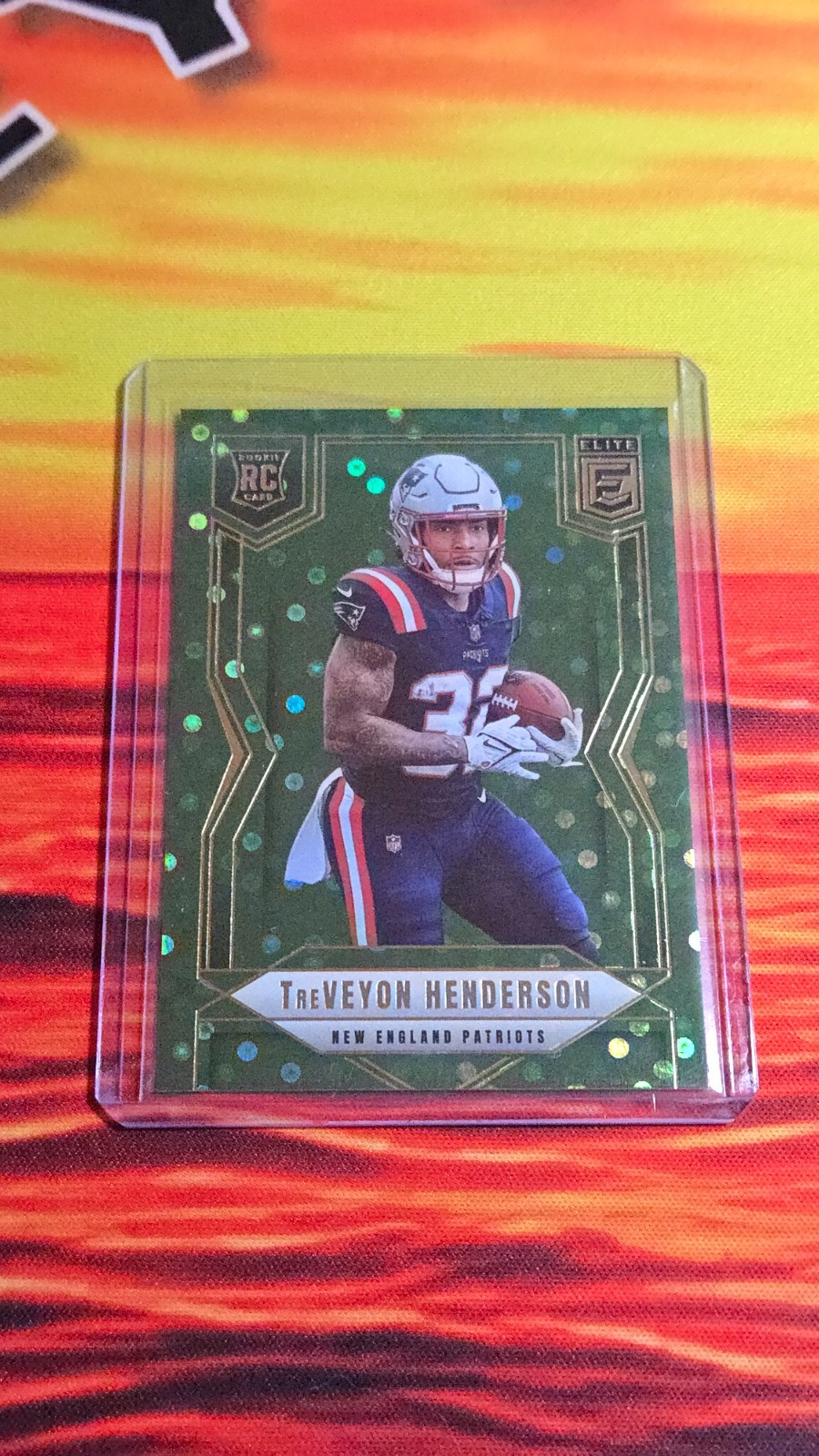 2025 Panini Donruss Elite - Treveyon Henderson #152 Green Disco (RC)