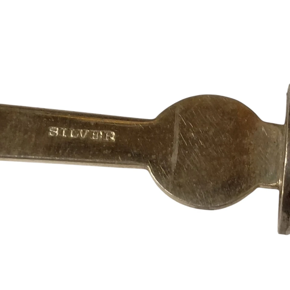 Винтажный вскрытие трубок из стерлингового серебра 3 штуки - с крышкой - Изображение 4 из 4