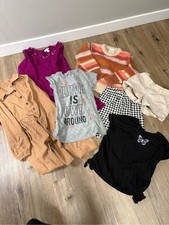 Girls Size 7/8 Clothing Lot of 7 Dresses Shorts Tees Sweater Mixed Brands