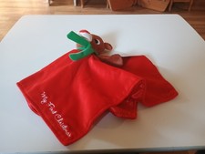 Rudolph The Red Nosed Reindeer My First Christmas w/ Plush Baby Snuggle Blanket