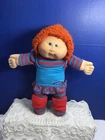 Vintage 1978-1982 Cabbage Patch Doll Red Hair Green Eyes Original Outfit