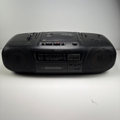 Sony CFD-10L | CD Cassette player | Boombox | New Belts & Motor | Working