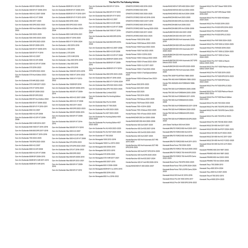 (4 Pack) Tusk TriloBite® Tire 26x10-12 For ARCTIC CAT Alterra 700 EPS 2020-2021 - Image 3 of 4