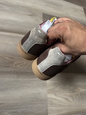 Maison Margiela Men's Replica Mesh and Suede Low-Top Sneakers Size