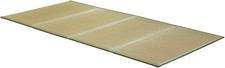 Japanese Tatami Mat, Twin XL,83" x 39" x 0.5" ,100 Rush Grass Portable 2564M Y1