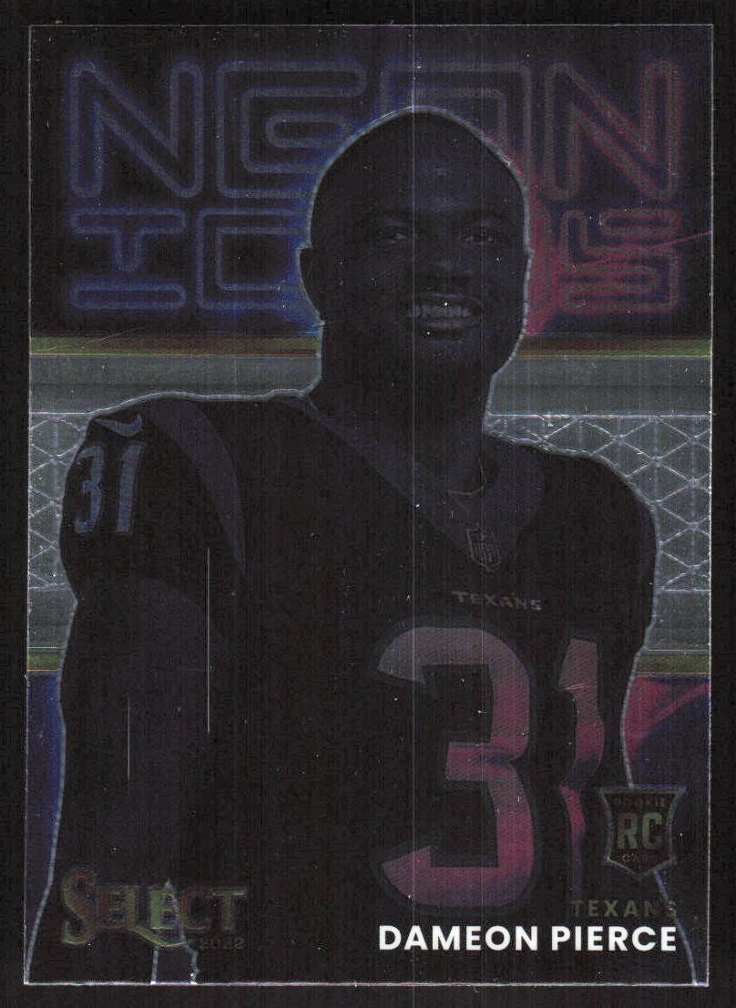 4776G 2022 Panini Select #NI-18 Dameon Pierce Neon Icons