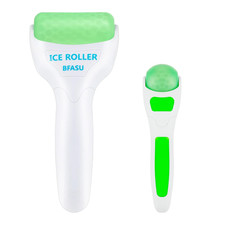 Ice Roller, Face Roller 2 PCS, Massage Tools with Mini Roller for Eye, Face and