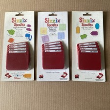 Lot of 3 Sizzix Sizzlits 4 Packs New